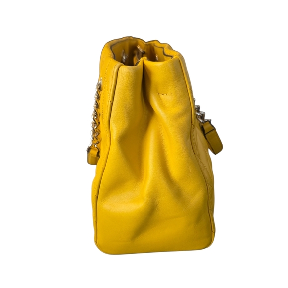 Kate Spade Quilted Yellow Chevron Tote Bag - Picture 4 of 15